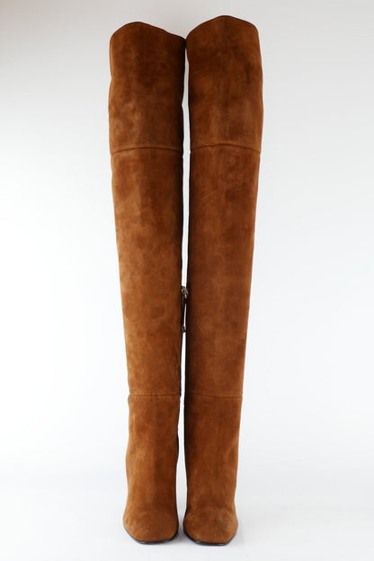 BUUTS Giuseppe Zanotti Overknees Wildleder cognac 118002-3