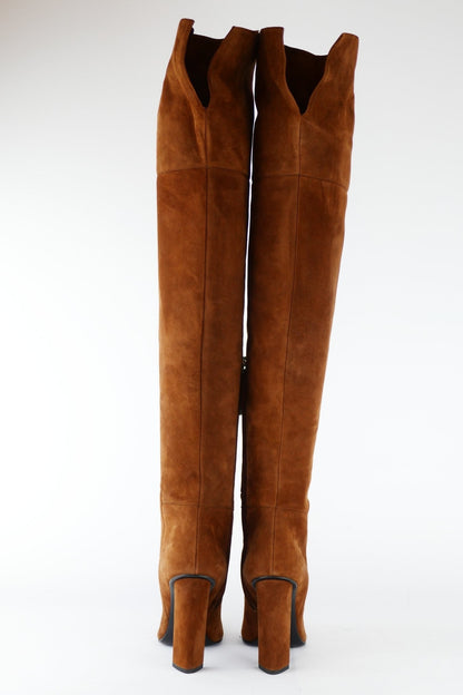 BUUTS Giuseppe Zanotti Overknees Wildleder cognac 118002-4