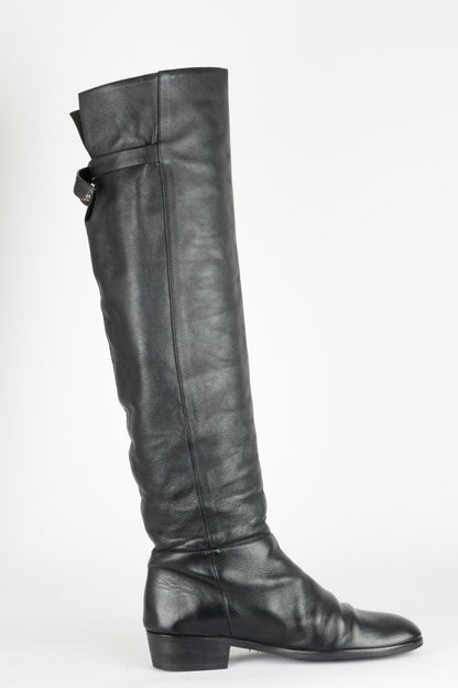 BUUTS Patrizia Pepe Hohe Stiefel Leder schwarz 118017-3