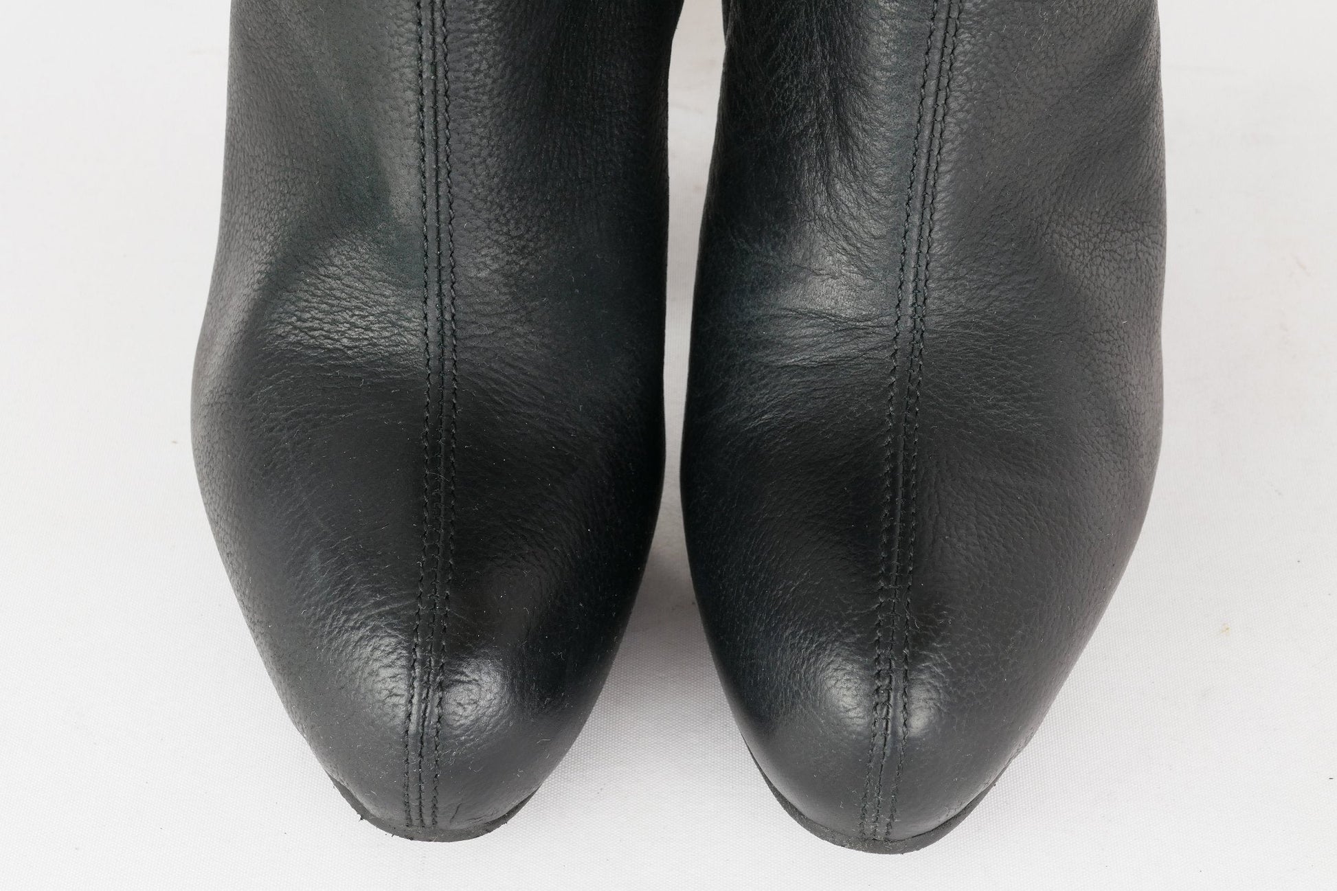 BUUTS Stefanel Overknees Leder schwarz 118019-10