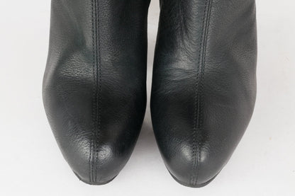BUUTS Stefanel Overknees Leder schwarz 118019-10