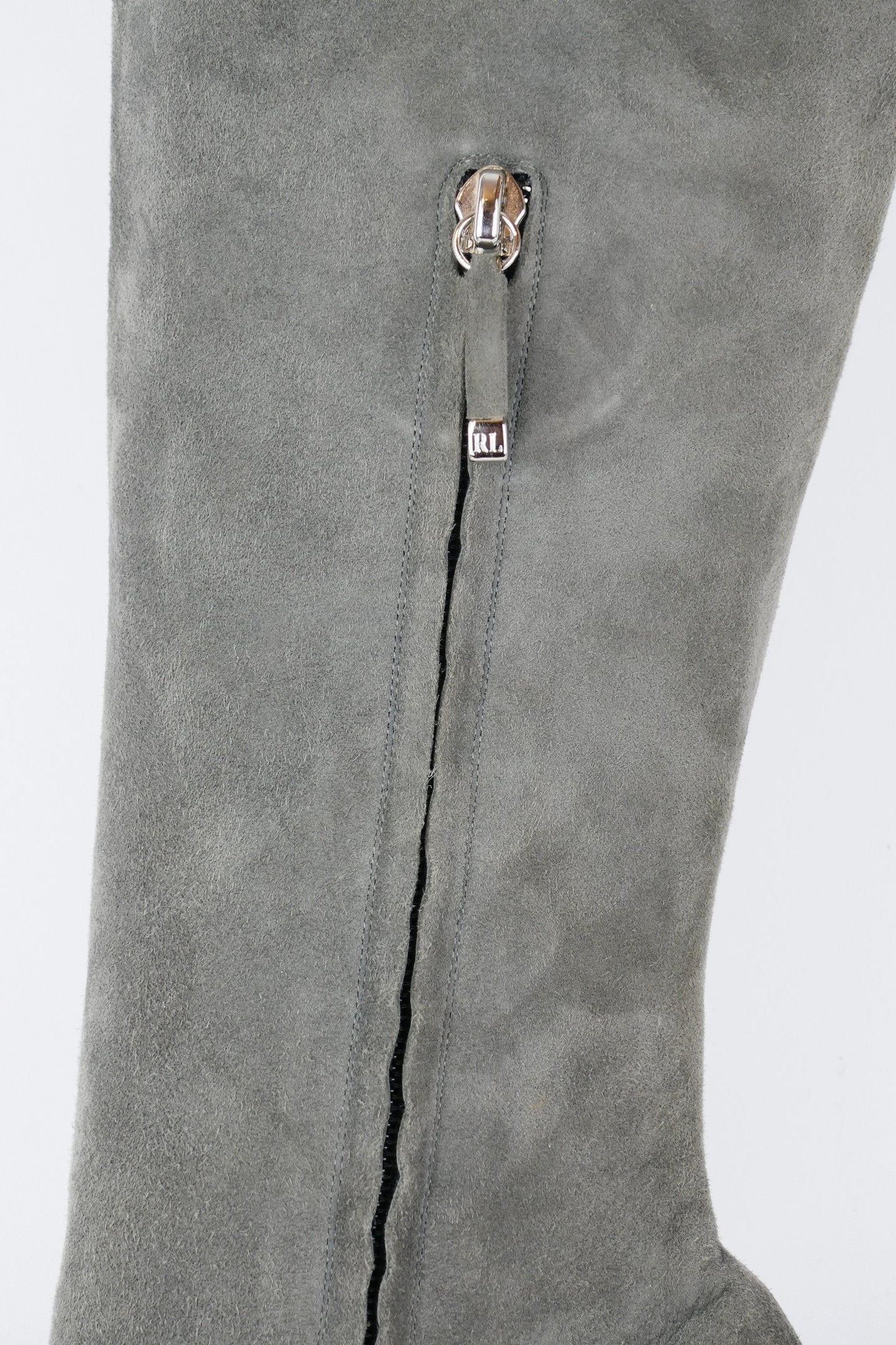 BUUTS Ralph Lauren Overknees Wildleder grau 118023-8