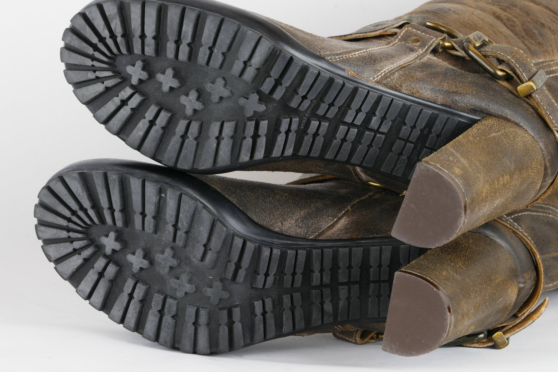 BUUTS We are Stiefel Leder oliv 118036-11