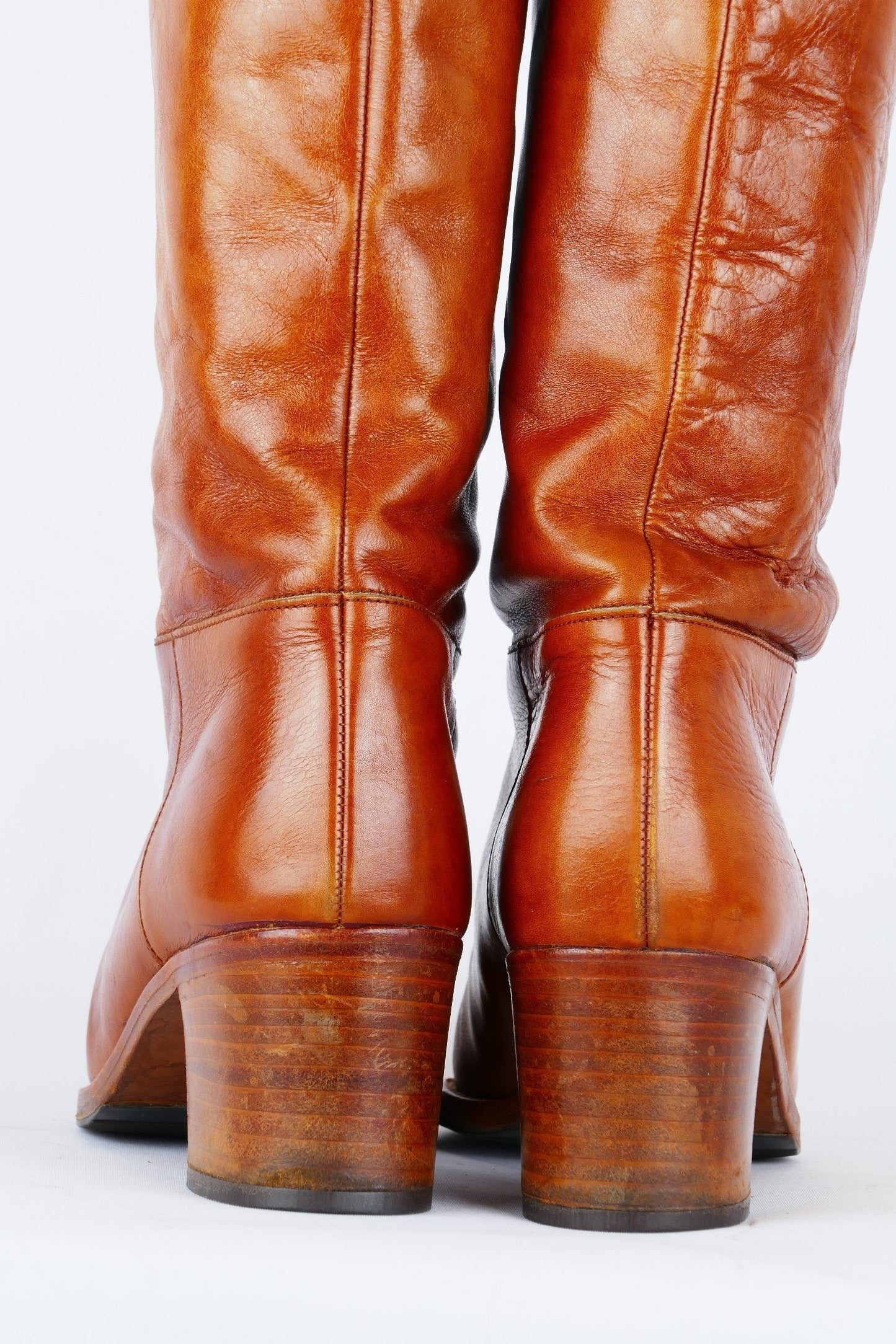 BUUTS Vintage Vintage-Stiefel Leder tabac 118037-7