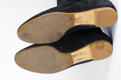 BUUTS Chloé Vintage-Stiefel Wildleder schwarz 118047-11