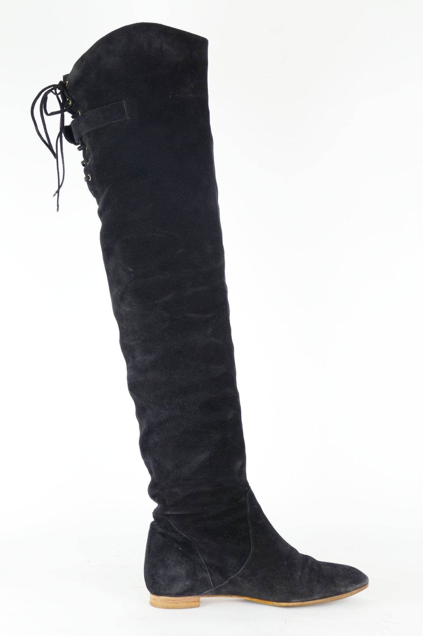 BUUTS Chloé Vintage-Stiefel Wildleder schwarz 118047-3