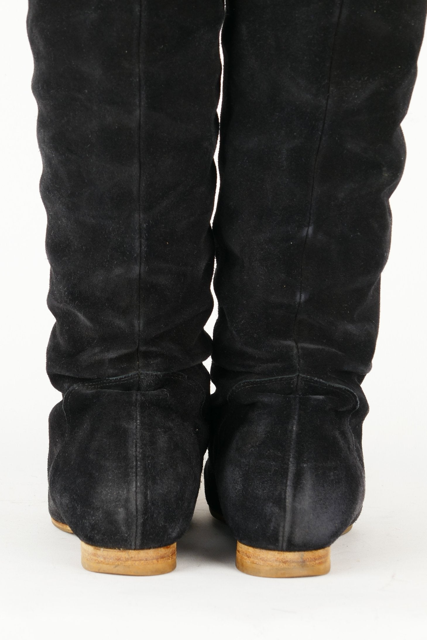 BUUTS Chloé Vintage-Stiefel Wildleder schwarz 118047-6