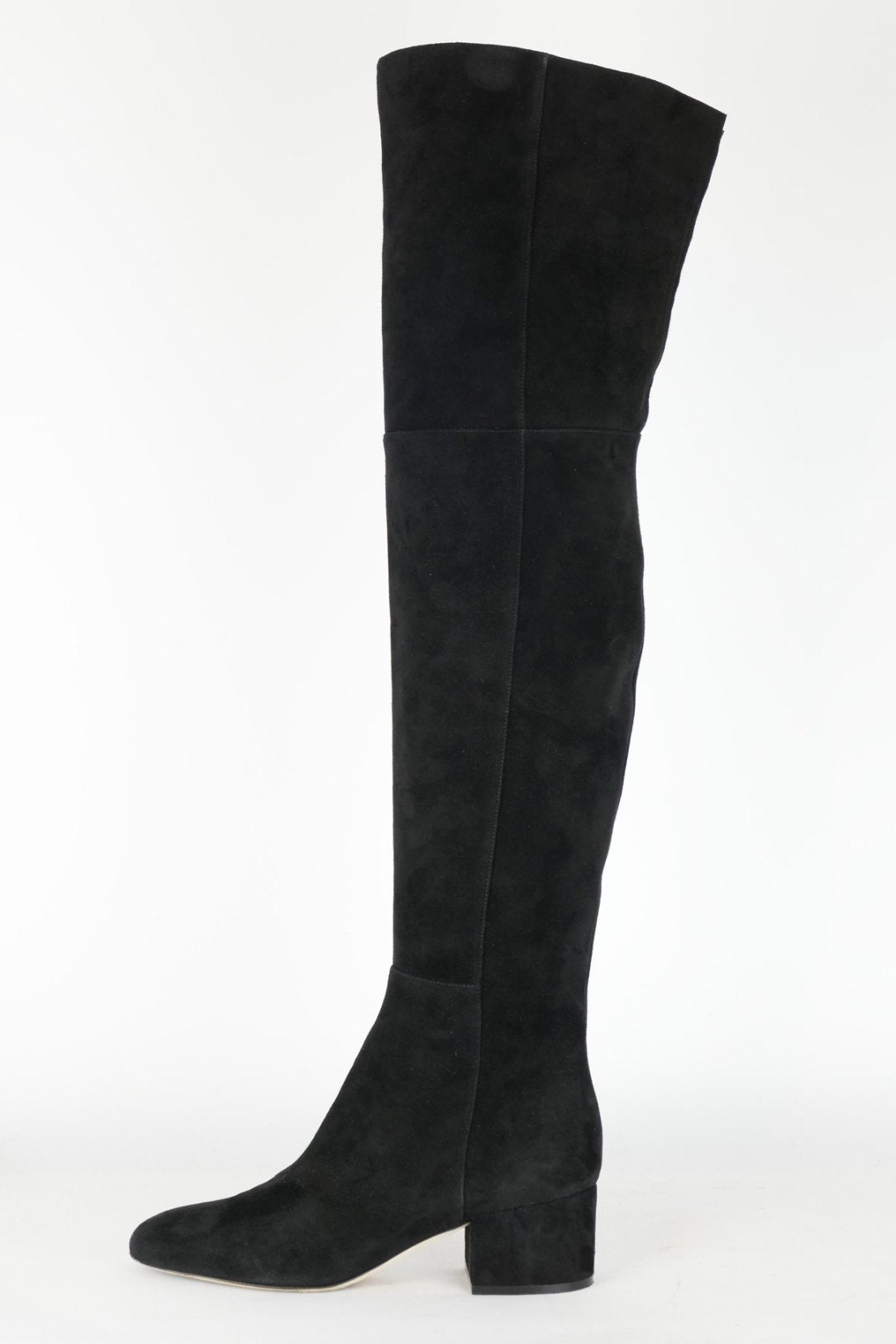 BUUTS Sergio Rossi Overknees Wildleder schwarz 119002-1
