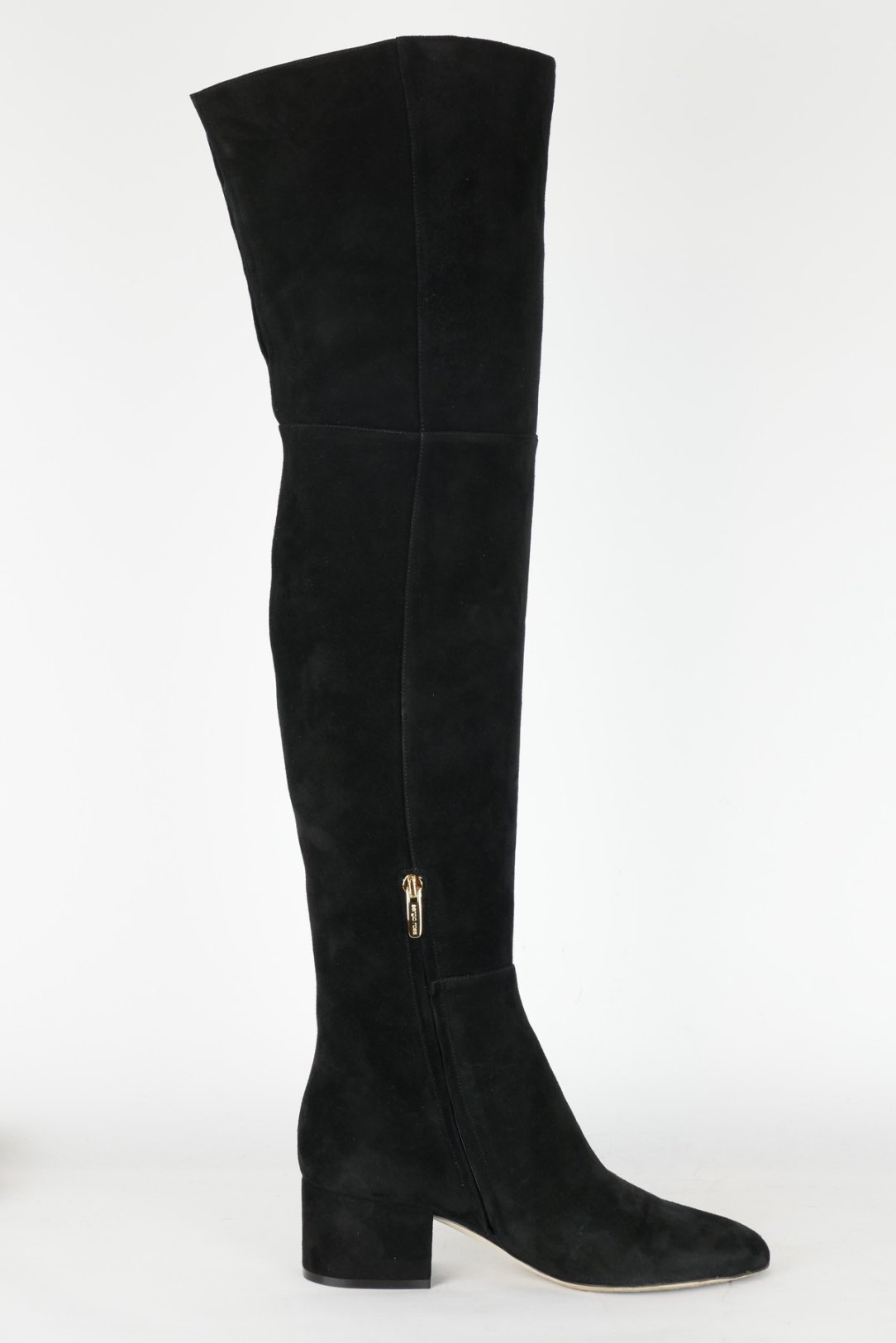 BUUTS Sergio Rossi Overknees Wildleder schwarz 119002-3