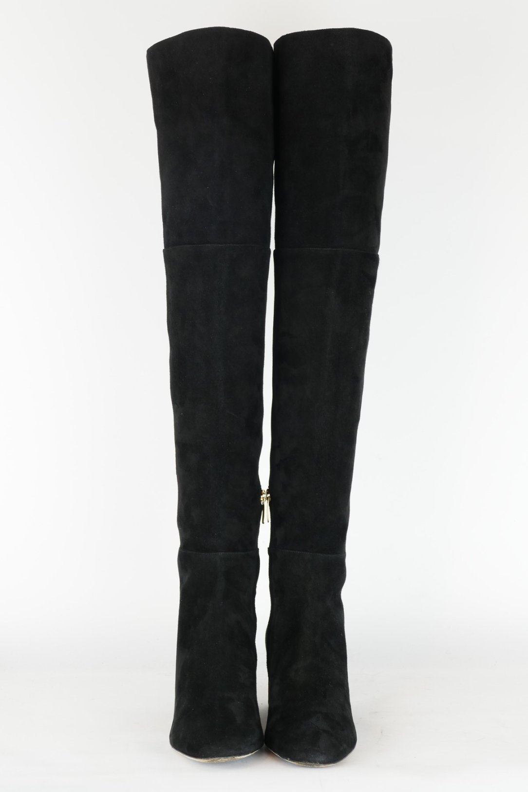 BUUTS Sergio Rossi Overknees Wildleder schwarz 119002-4