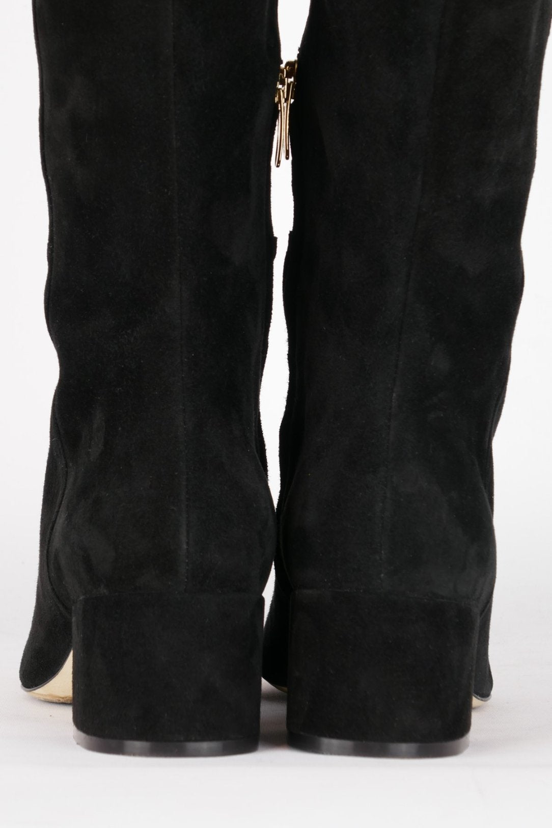 BUUTS Sergio Rossi Overknees Wildleder schwarz 119002-7