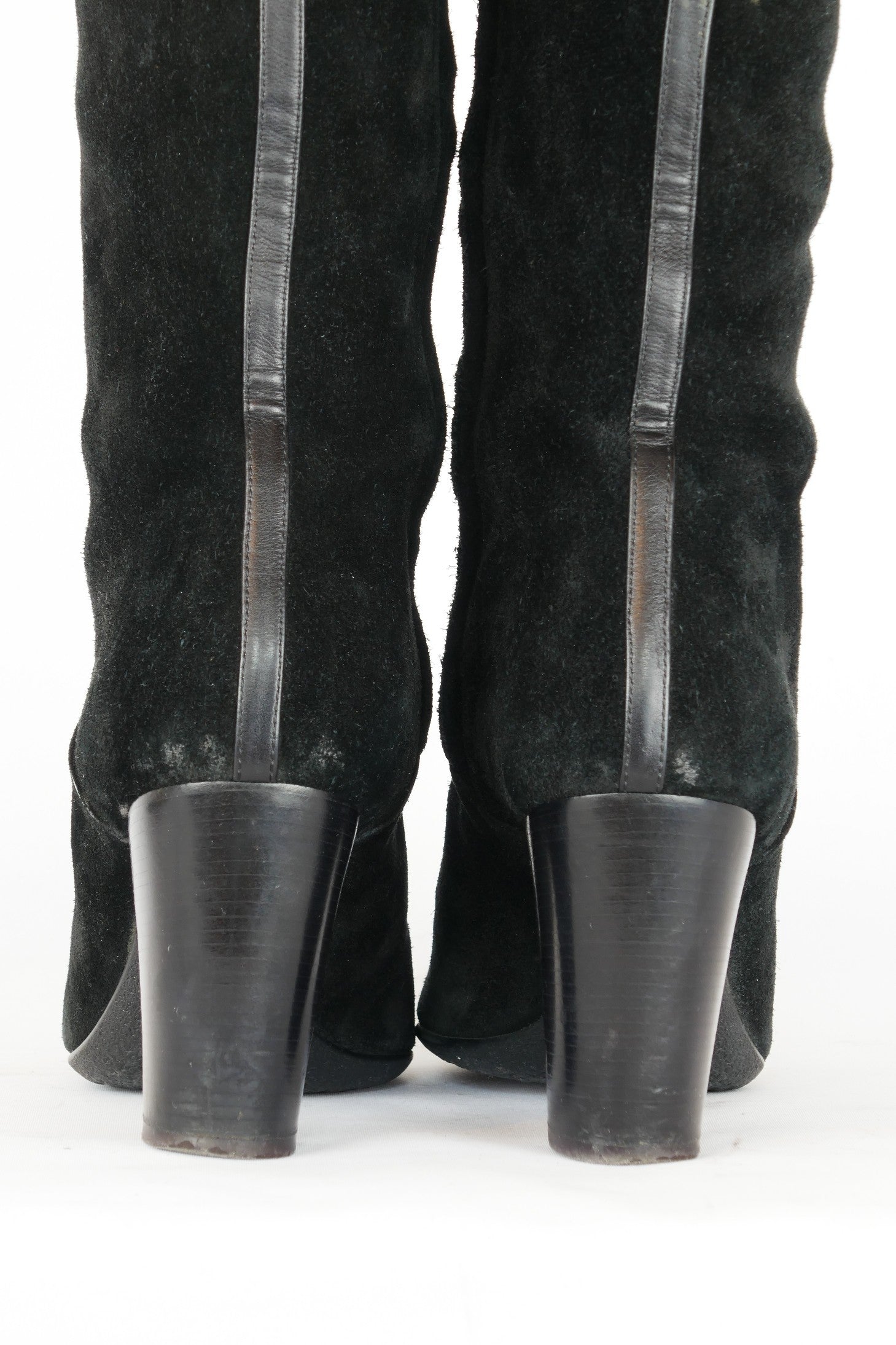 BUUTS Giuseppe Zanotti Hohe Stiefel Wildleder schwarz 119003-7