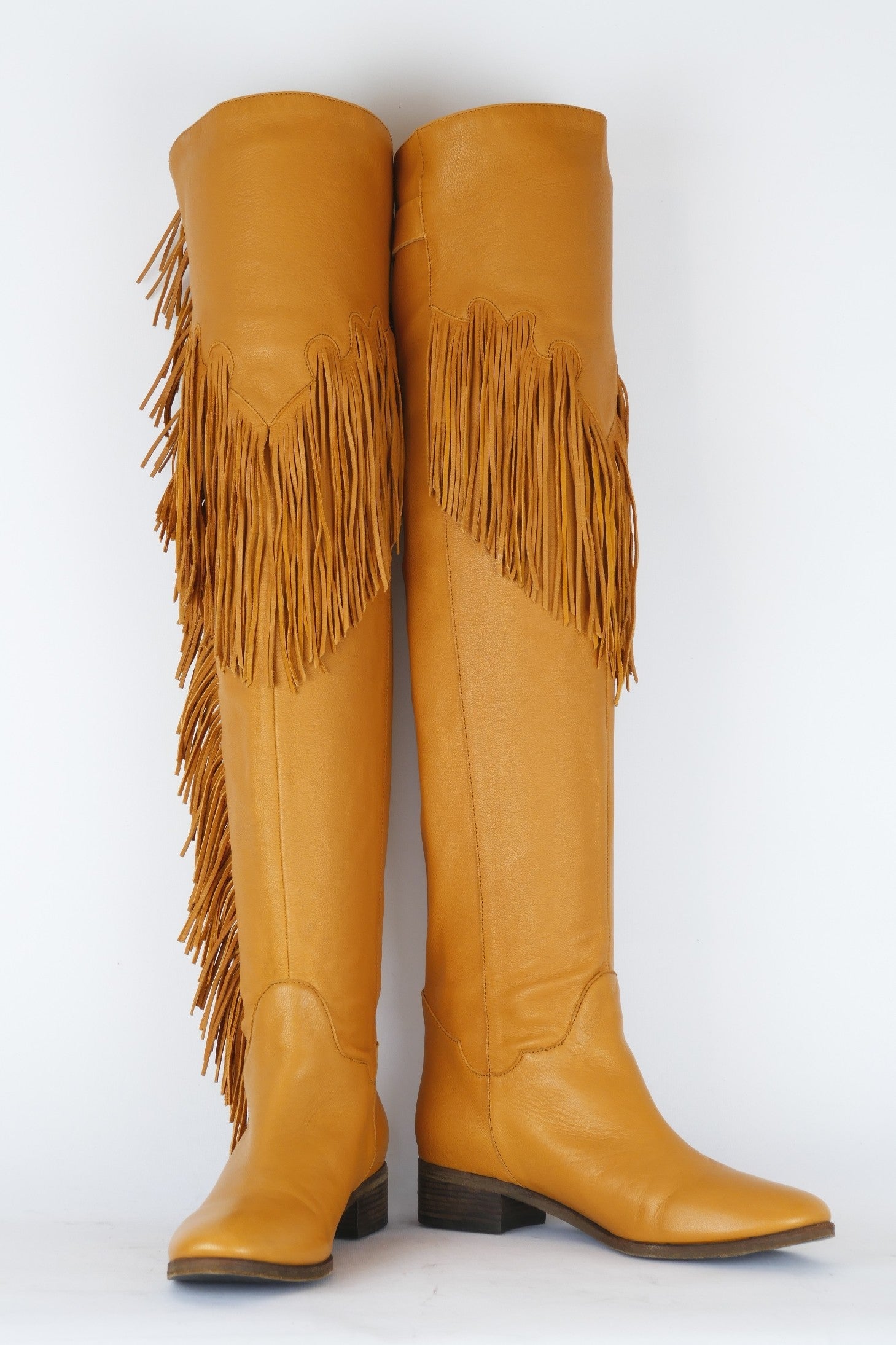 BUUTS See by Chloé Overknees Leder beige 119007-6