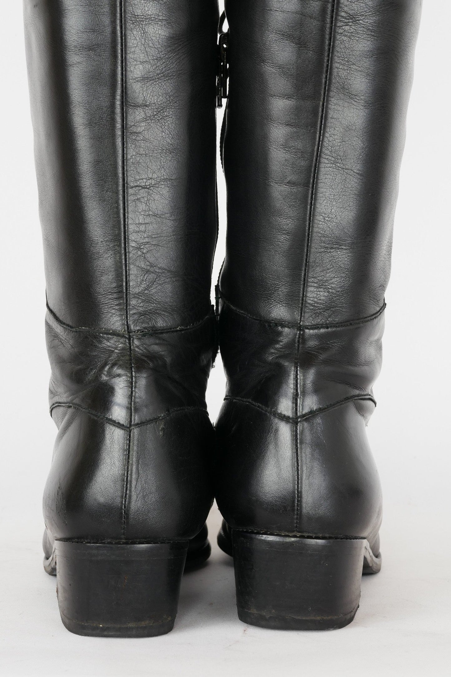 BUUTS Stuart Weitzmann Vintage-Stiefel Leder schwarz 119018-6