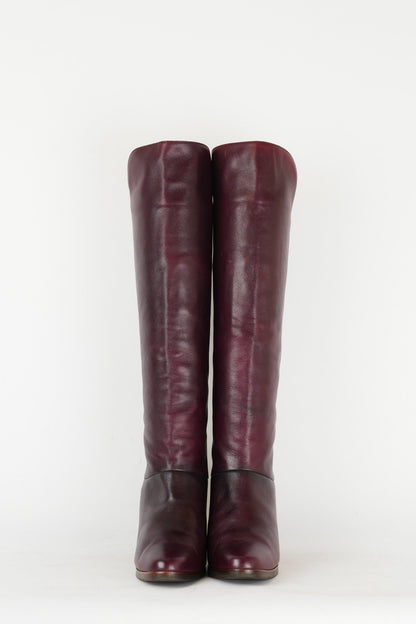 BUUTS Pac Zoltan Vintage-Stiefel Leder bordeaux 119023-4