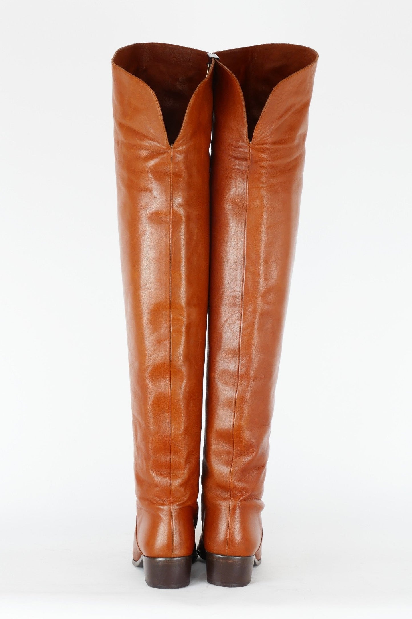 BUUTS Tommy Hilfiger Overknees Leder cognac 119025-5