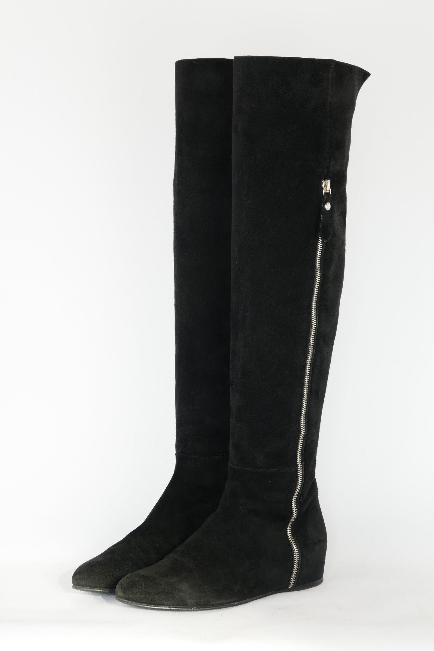 BUUTS Stuart Weitzmann Hohe Stiefel Leder schwarz 119026-2