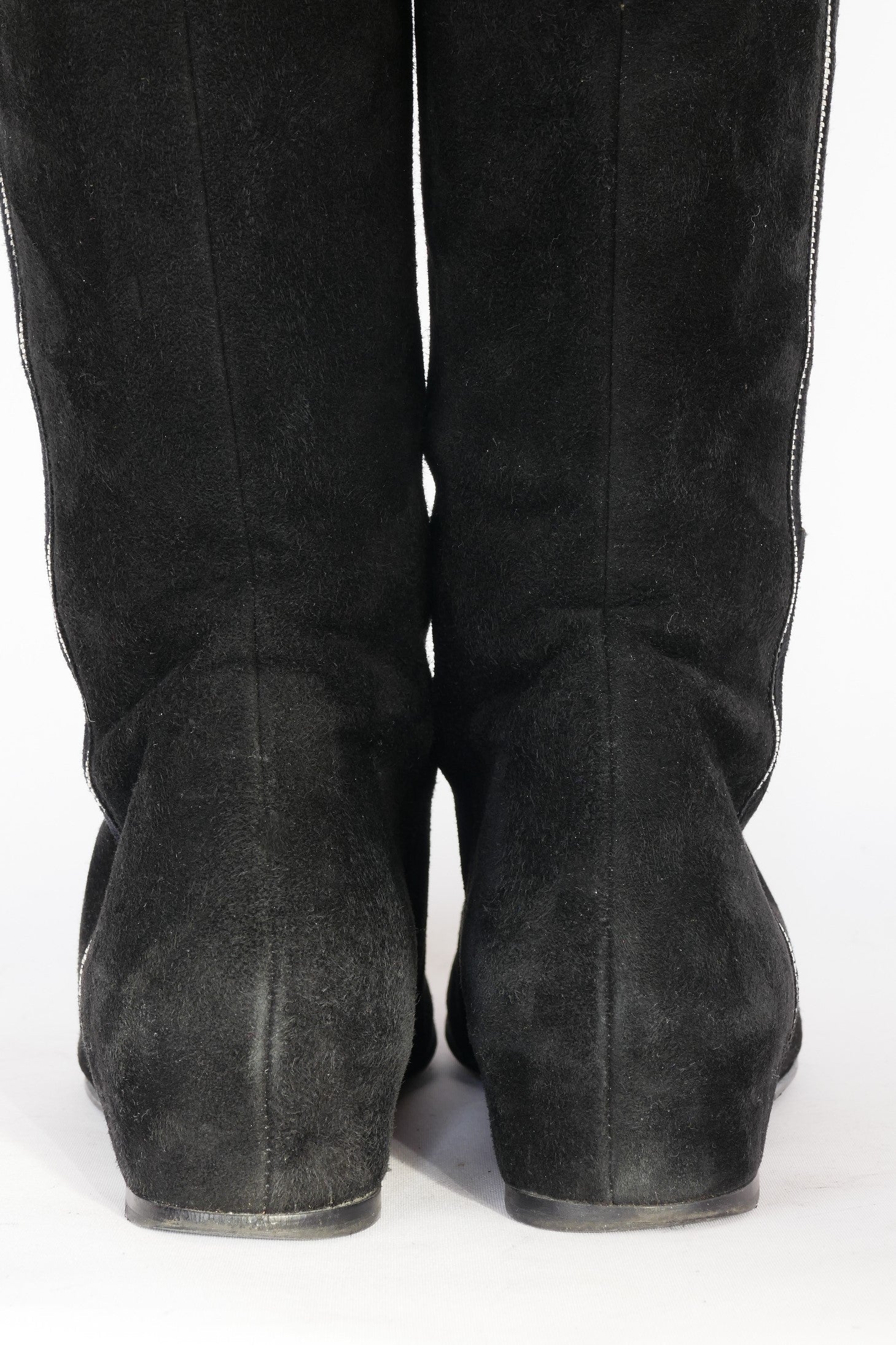 BUUTS Stuart Weitzmann Hohe Stiefel Leder schwarz 119026-7