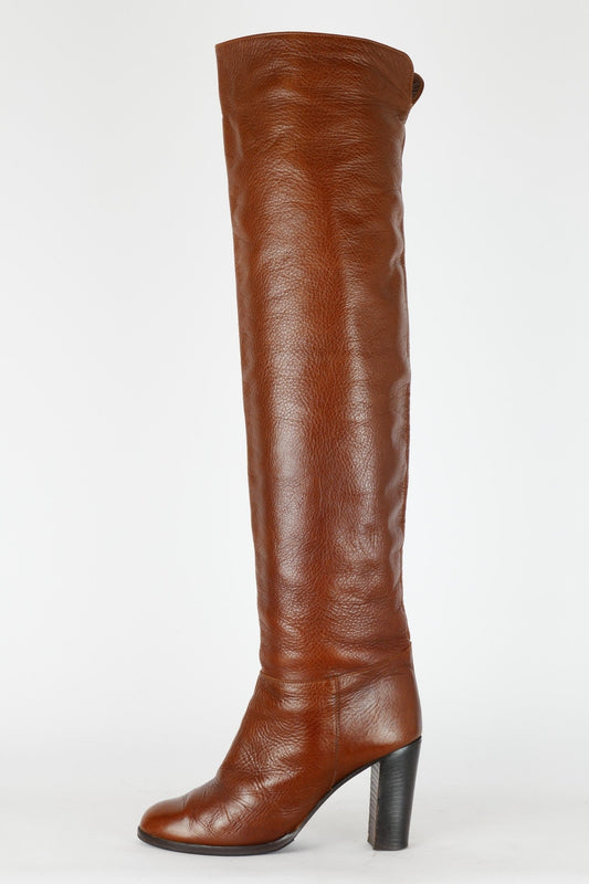 BUUTS CosmoParis Overknees Leder kastanie 119033-1