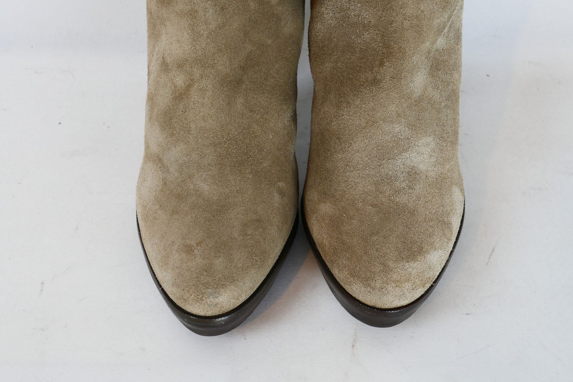 BUUTS Diane von Fürstenberg Overknees Wildleder camel 220006-10