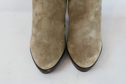 BUUTS Diane von Fürstenberg Overknees Wildleder camel 220006-10