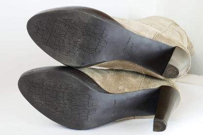 BUUTS Diane von Fürstenberg Overknees Wildleder camel 220006-11