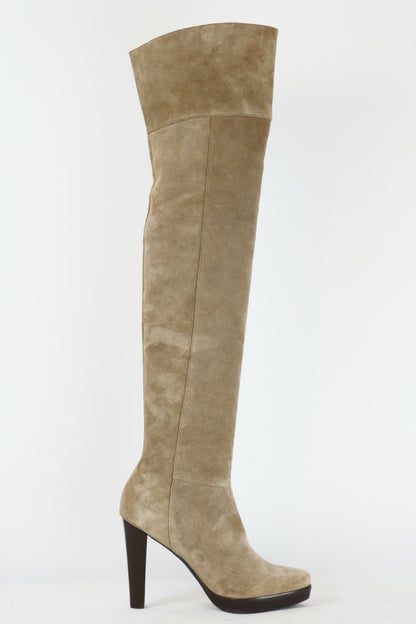 BUUTS Diane von Fürstenberg Overknees Wildleder camel 220006-3