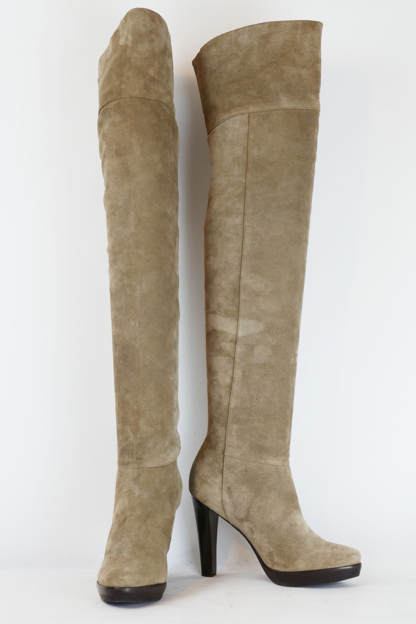 BUUTS Diane von Fürstenberg Overknees Wildleder camel 220006-4