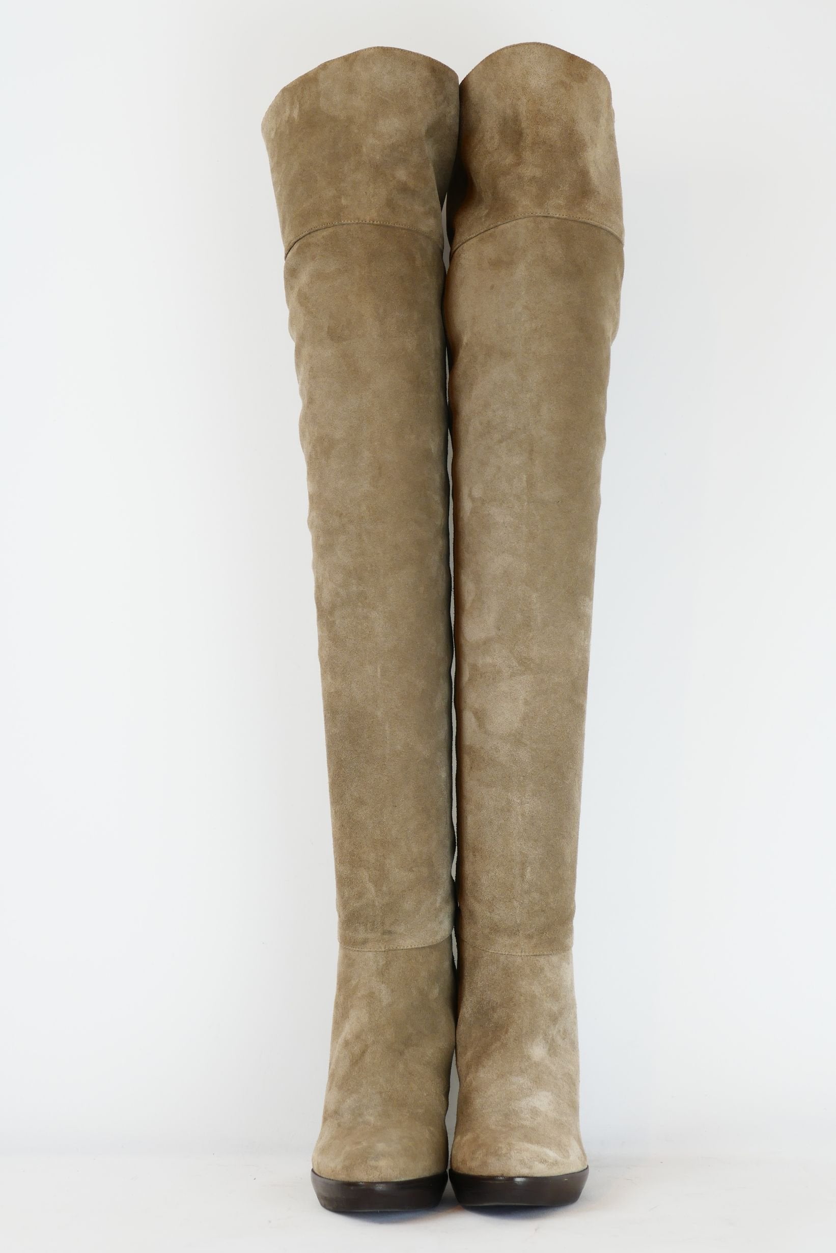 BUUTS Diane von Fürstenberg Overknees Wildleder camel 220006-5