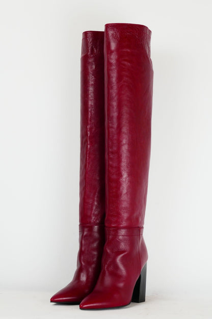 BUUTS Zara Hohe Stiefel Leder rot 220011-2