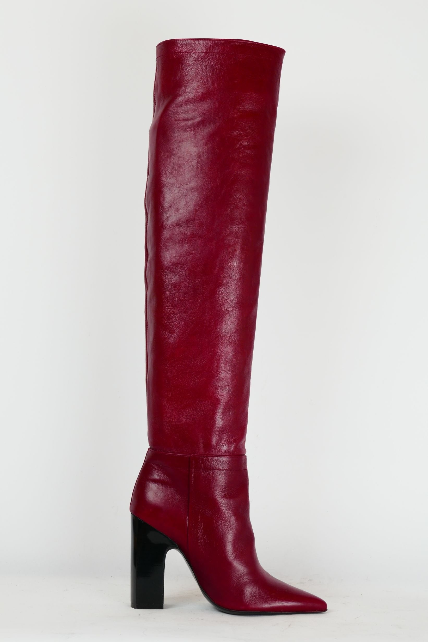 BUUTS Zara Hohe Stiefel Leder rot 220011-3