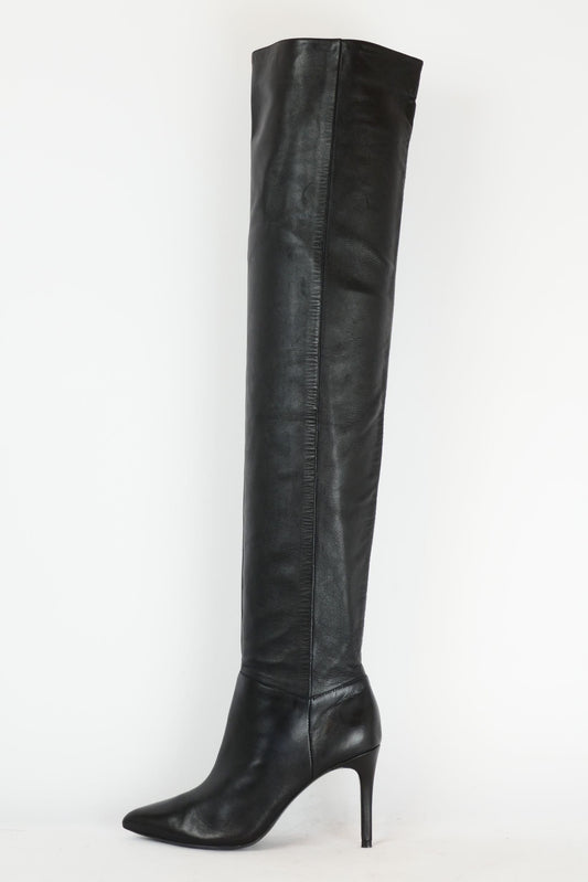 BUUTS Other Stories Overknees Leder schwarz 220018-1