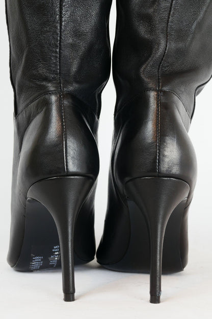 BUUTS Other Stories Overknees Leder schwarz 220018-7