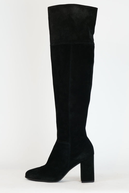 BUUTS Kennel&Schmenger Hohe Stiefel Wildleder schwarz 220019-1