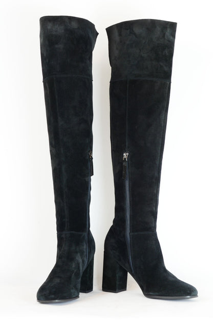 BUUTS Kennel&Schmenger Hohe Stiefel Wildleder schwarz 220019-4