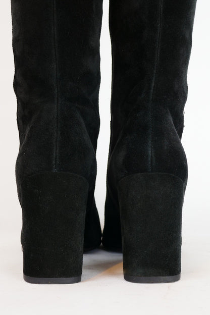 BUUTS Kennel&Schmenger Hohe Stiefel Wildleder schwarz 220019-7