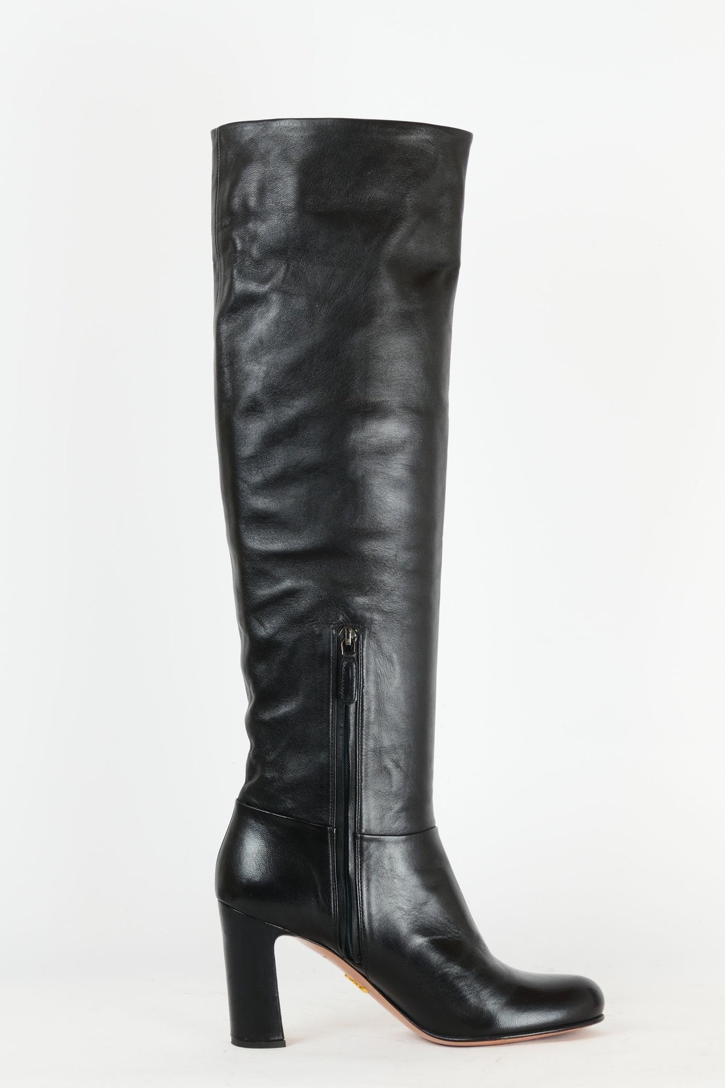 BUUTS Prada Stiefel Leder schwarz 220022-3