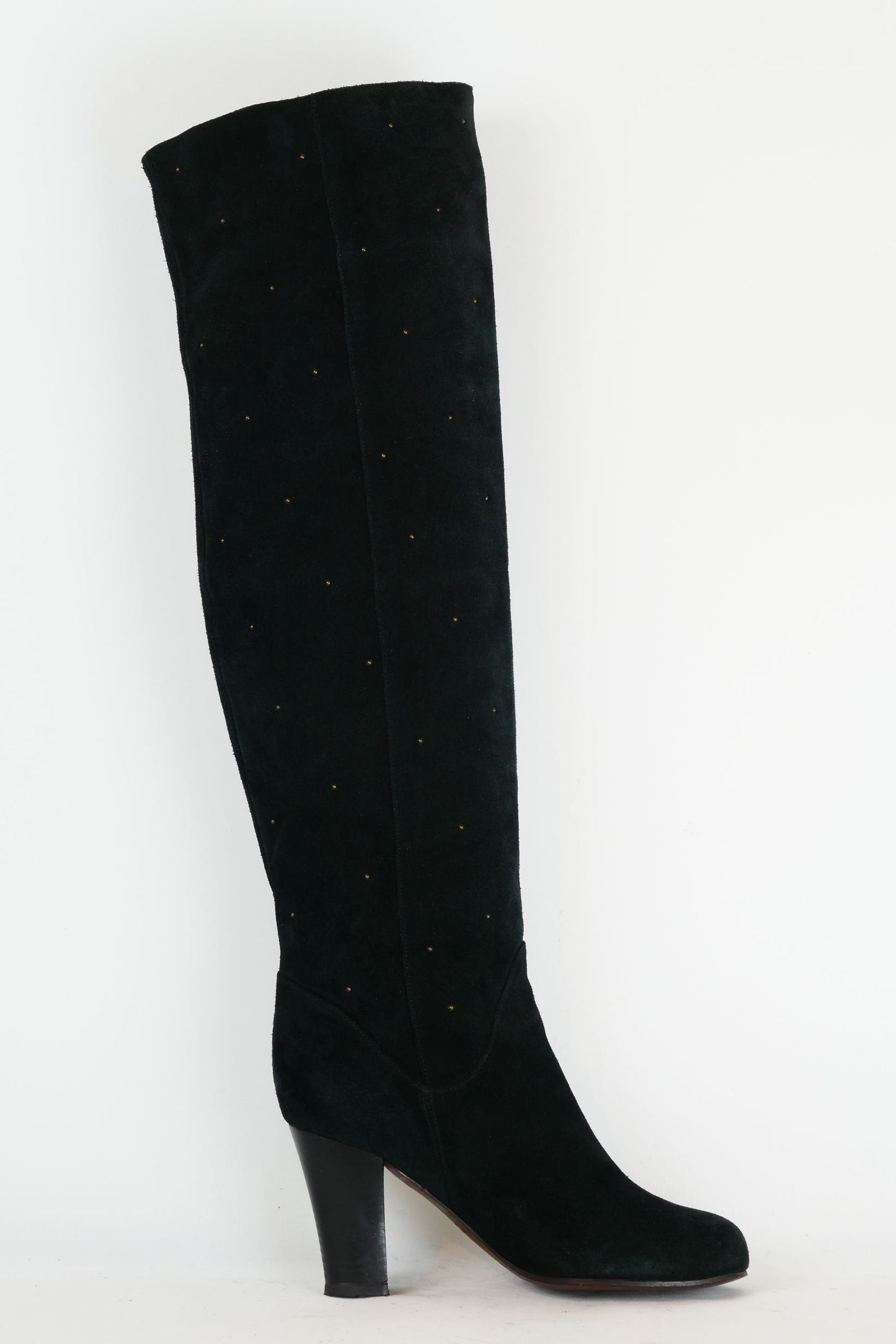 BUUTS See by Chloé Hohe Stiefel Wildleder blau 220026-3