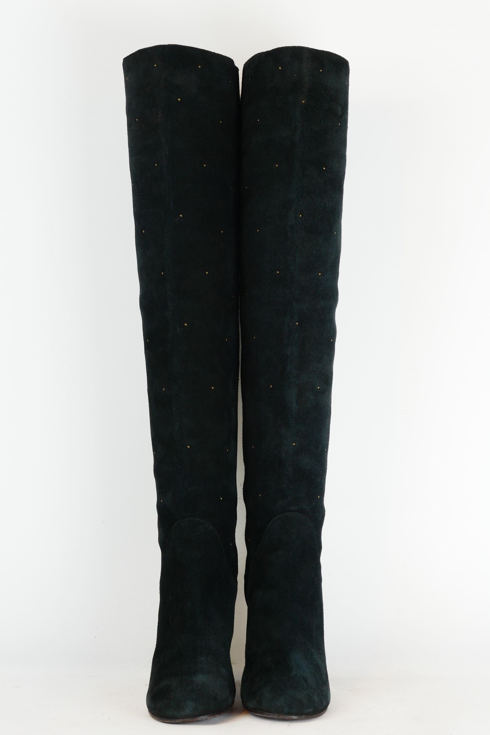 BUUTS See by Chloé Hohe Stiefel Wildleder blau 220026-5