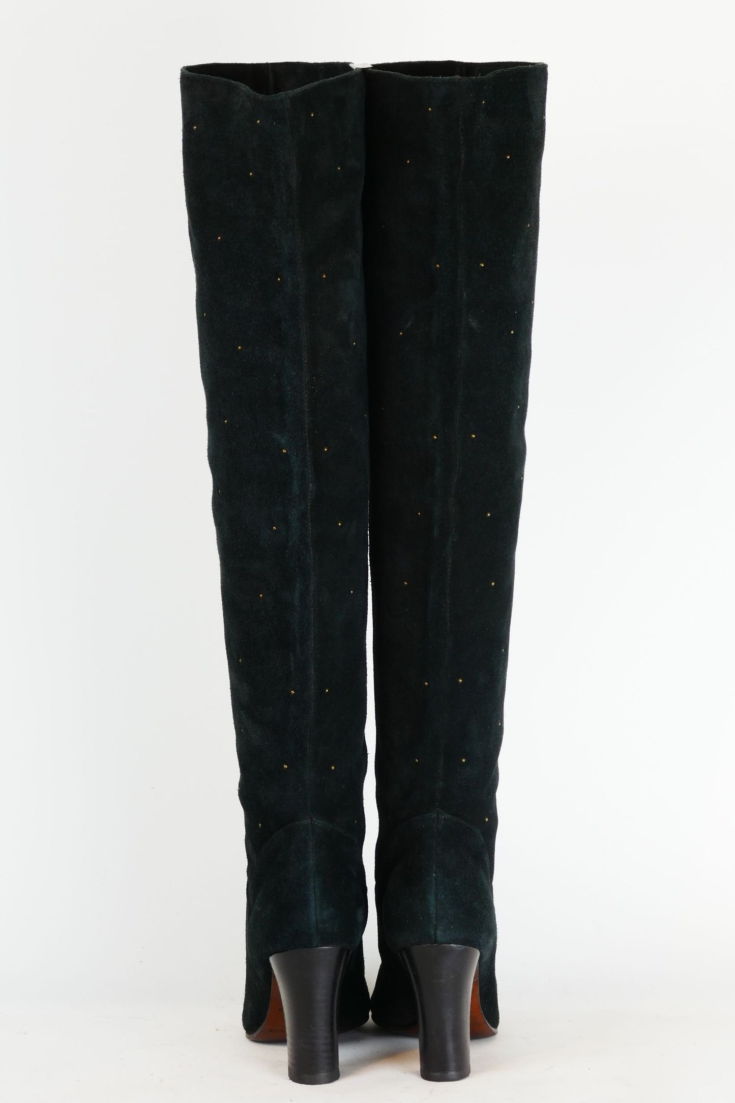 BUUTS See by Chloé Hohe Stiefel Wildleder blau 220026-6