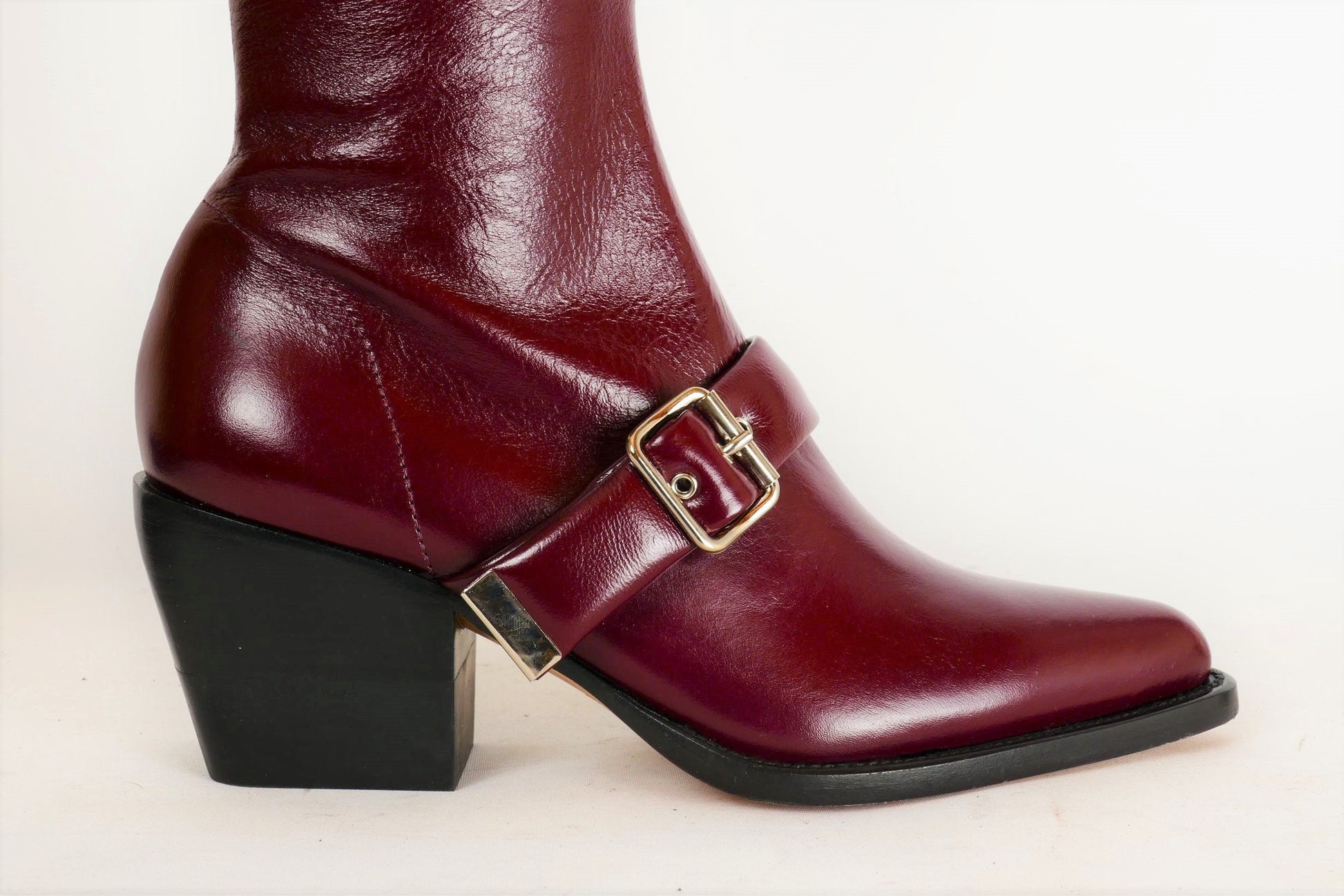 BUUTS Chloé Overknees Leder bordeaux 220028-11