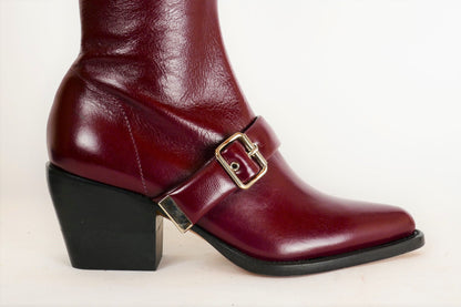 BUUTS Chloé Overknees Leder bordeaux 220028-11