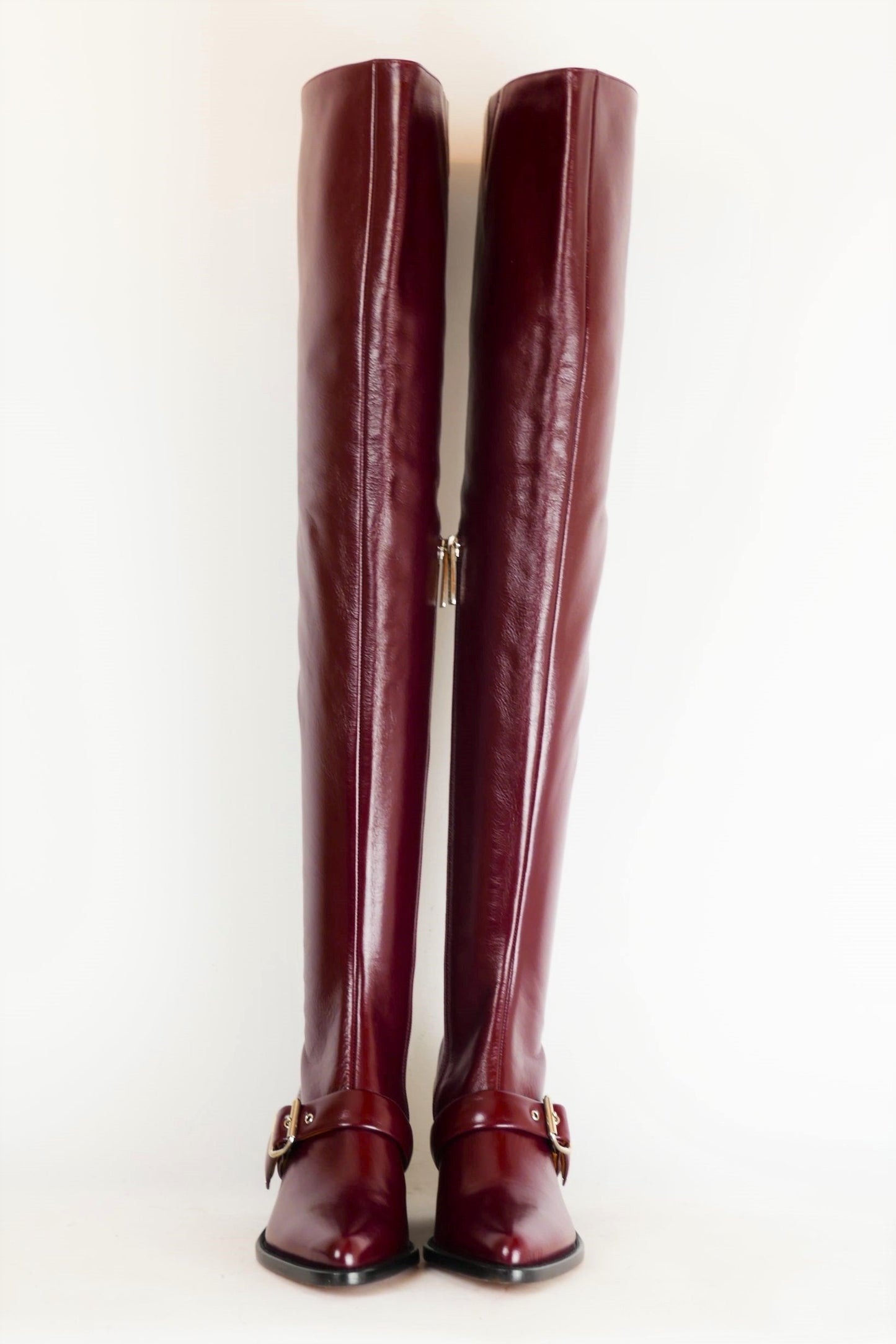 BUUTS Chloé Overknees Leder bordeaux 220028-5