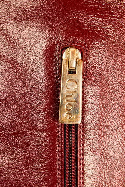 BUUTS Chloé Overknees Leder bordeaux 220028-8