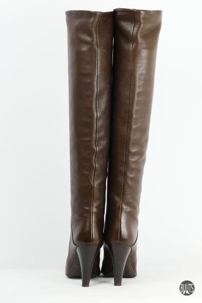 BUUTS Giuseppe Zanotti (Vicini)  Hohe Stiefel Leder dunkelbraun 221010-4