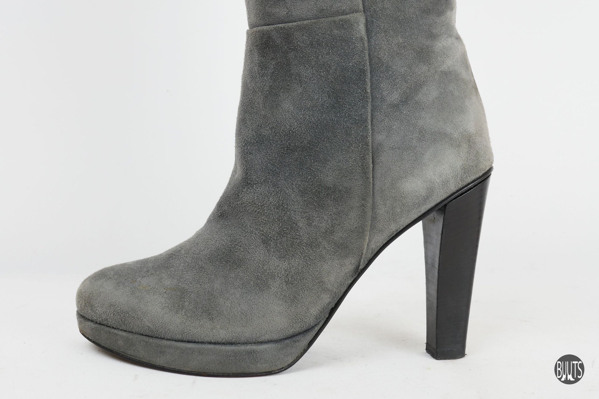 BUUTS La Voglia Overknees Wildleder grau 221017-9