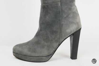 BUUTS La Voglia Overknees Wildleder grau 221017-9