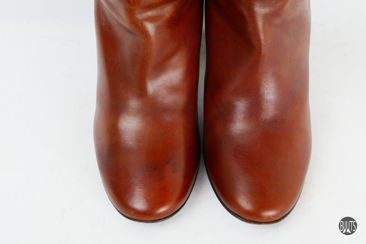 BUUTS Chloé Overknees Leder cognac 221023-8