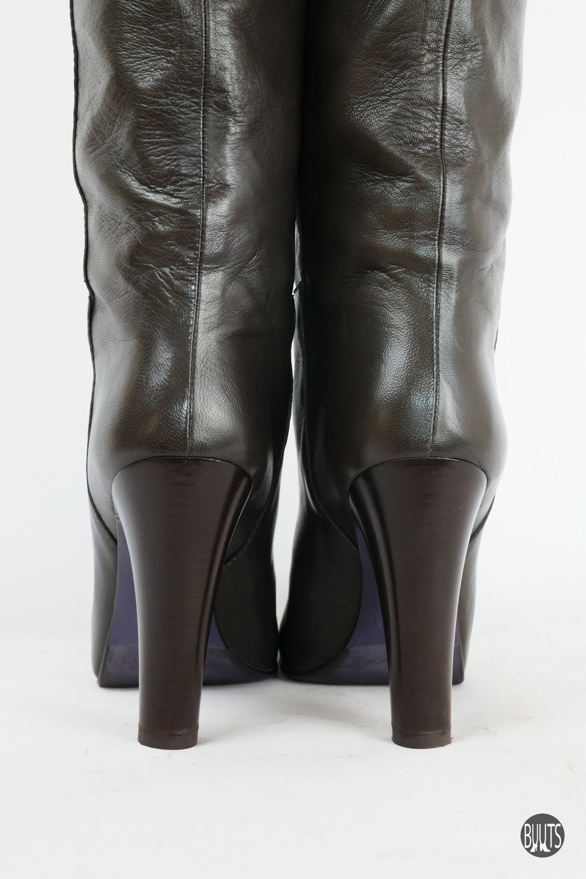BUUTS L'Autre Chose Overknees Leder grau 221024-7