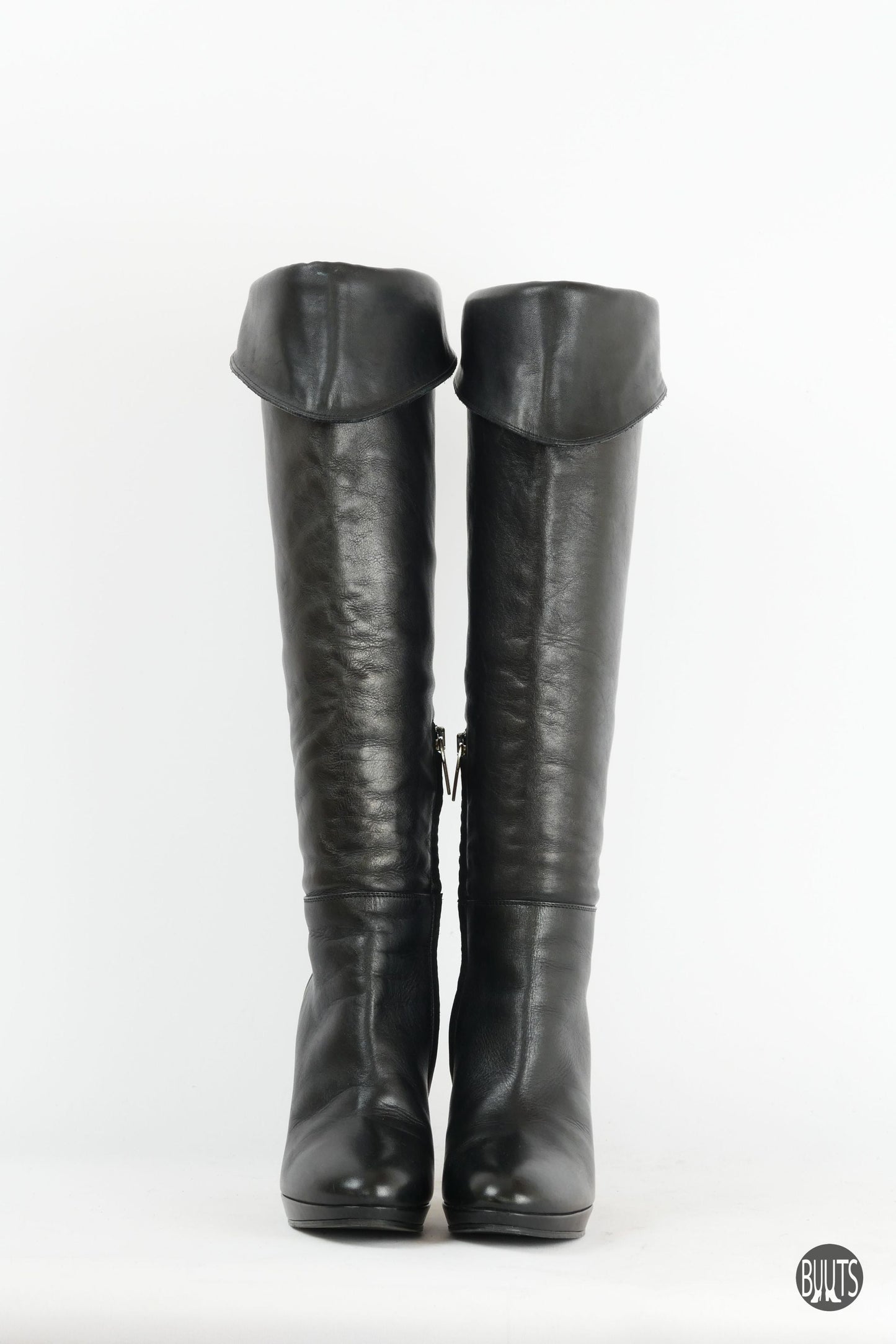 BUUTS Max Mara Stiefel Leder schwarz 221025-10